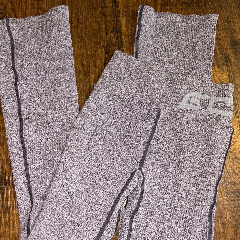 ECHT Purple Boot Cut Flare Yoga Pants